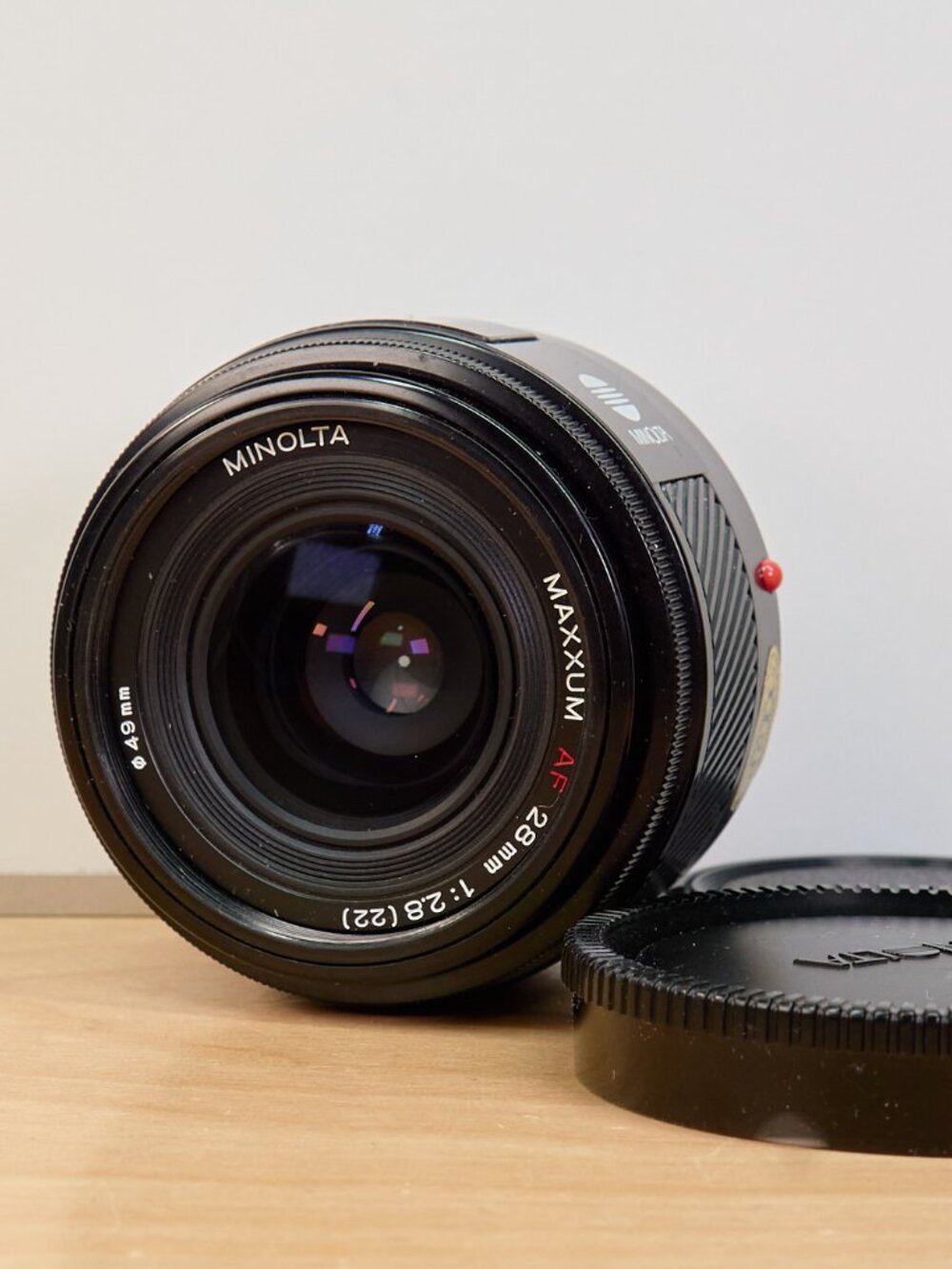 Minolta Maxxum 28mm f/2.8 AF Lens, Made in Japan
